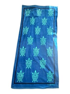 NWT Vera Bradley Marine Turtles Beach Towel Retired Pattern